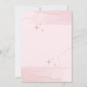 Invitation Premier Rodéo Anniversaire Fille Rustique Cowgirl (Dos)