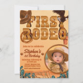 Invitation Premier Rodéo avec Photo (Devant)