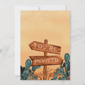 Invitation Premier Rodéo avec Photo (Dos)