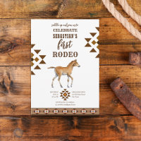 Premier rodéo cheval de cowboy du sud-ouest