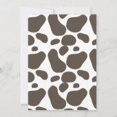 Invitation Premier Rodeo Cowboy Occident 1er Anniversaire (Dos)