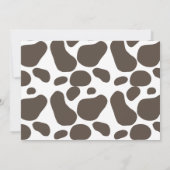 Invitation Premier Rodeo Cowboy photo occidentale 1er anniver (Dos)