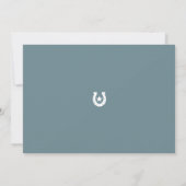 Invitation Premier Rodéo Cowboy Wild West Première photo d'an (Dos)