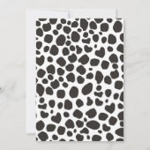 Invitation Premier Rodéo Cowboy Wild West Western Girl Annive (Dos)