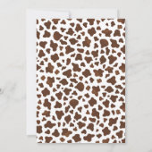 Invitation Premier Rodéo de Cow-boy 1er Anniversaire (Dos)