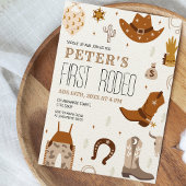 Invitation Premier Rodeo Wild West 1er anniversaire