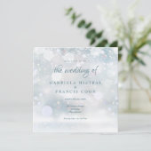 Invitation Premier Snowflakes Mariage d'hiver (Debout devant)