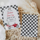 Invitation Premier tour autour de la piste de course Voiture 