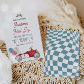 Invitation Premier tour autour de la piste de course Voiture 