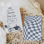 Invitation Premier tour autour de la piste de course Voiture 