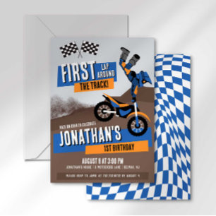 Invitation Premier Tour Autour De La Piste Moto Cross Anniver
