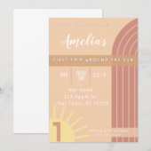 Invitation Premier Tour Autour du Soleil (Devant / Derrière)