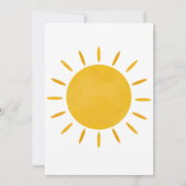 Invitation Premier Tour Autour du Soleil (Dos)