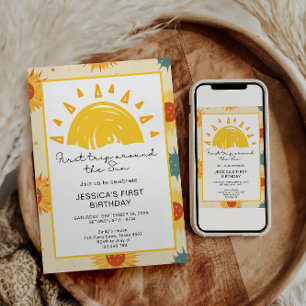 Invitation Premier Tour Autour du Soleil 1er Anniversaire