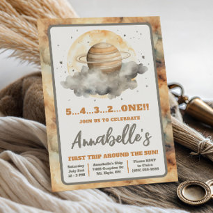 Invitation Premier Tour Autour du Soleil, Anniversaire Spatia
