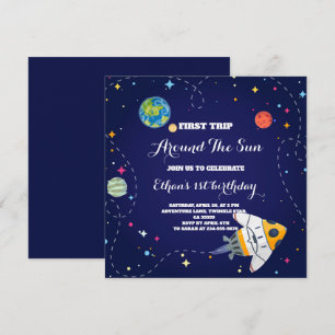 Invitation Premier tour autour du soleil Espace extérieur 1er