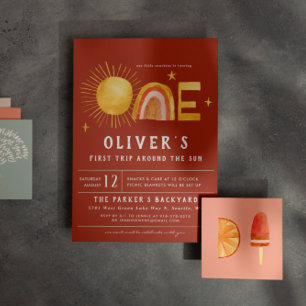 Invitation Premier Tour Autour Du Soleil Fête Du 1er Annive
