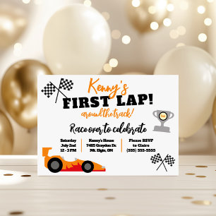 Invitation Premier Tour de Circuit, Anniversaire des Enfants