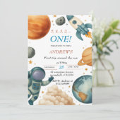 Invitation Premier voyage autour de la fête d'anniversaire de (Debout devant)