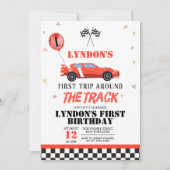 Invitation Premier Voyage Autour De La Piste Anniversaire (Devant)