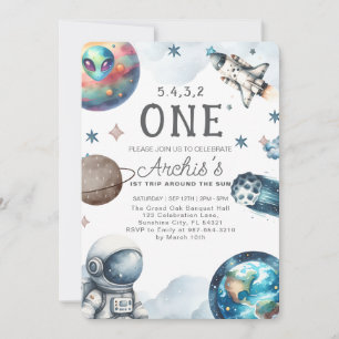 Invitation Premier voyage autour de l'Anniversaire des astron