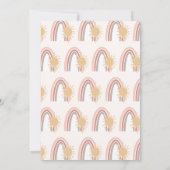 Invitation Premier voyage autour de l'Anniversaire du Boho du (Dos)