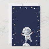 Invitation Premier voyage autour de l'Invitation de l'espace  (Dos)