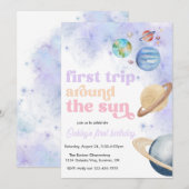 Invitation Premier Voyage Autour de l'Invitation Espace Solei (Devant / Derrière)