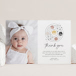 Invitation Premier Voyage Autour Du Merci Soleil<br><div class="desc">Célébrez le premier anniversaire de votre petit avec ce design "Premier voyage autour du soleil",  avec différentes planètes et des étoiles. Vous pouvez modifier la couleur de 2 des planètes,  plus les éléments étoiles.</div>