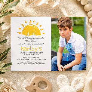 Invitation Premier Voyage Autour Du Soleil 1Er Anniversaire
