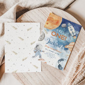 Invitation Premier Voyage Autour Du Soleil, Espace 1er Annive