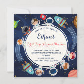 Invitation Premier voyage autour du Soleil Espace Extérieur 1 (Devant)