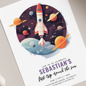 Invitation Premier voyage autour du Soleil Espace Extérieur 1