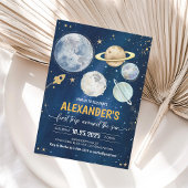 Invitation Premier voyage autour du Soleil Extérieur Annivers