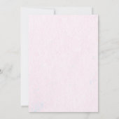 Invitation Premier Voyage Autour Du Soleil & Oiseau 1er Anniv (Dos)