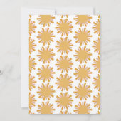 Invitation Premier voyage autour du soleil Premier anniversai (Dos)