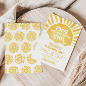 Invitation Premier Voyage Autour Du Soleil Premier Anniversai