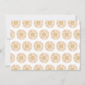 Invitation Premier Voyage Autour Du Soleil Un Anniversaire Ph (Dos)