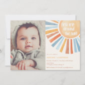 Invitation Premier voyage autour du Sun Boho 1er anniversaire (Devant)