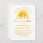 Invitation Premier voyage autour du Sun Rainbow Birthday Part (Devant)