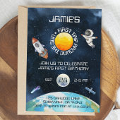 Invitation Premier Voyage Autour Du Thème Espace Soleil 1er A