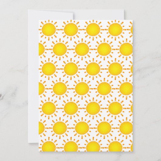 Invitation Premier voyage moderne autour du soleil Anniversai (Dos)