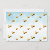 Invitation Première abeille Jour du miel Abeille Anniversaire (Dos)