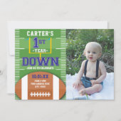 Invitation Première année Bas Football Boys Premier anniversa (Devant)