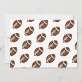 Invitation Première année de football bas photo 1er anniversa (Dos)