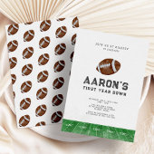 Invitation Première année Football bas 1er anniversaire