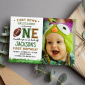 Invitation Première année Football bas 1er anniversaire Invit