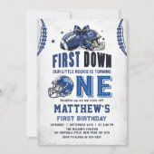 Invitation Première année Football bas Premier anniversaire I (Devant)