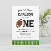 Invitation Première année | Football Boy Premier anniversaire (Debout devant)