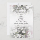 Invitation Première communion (Dos)